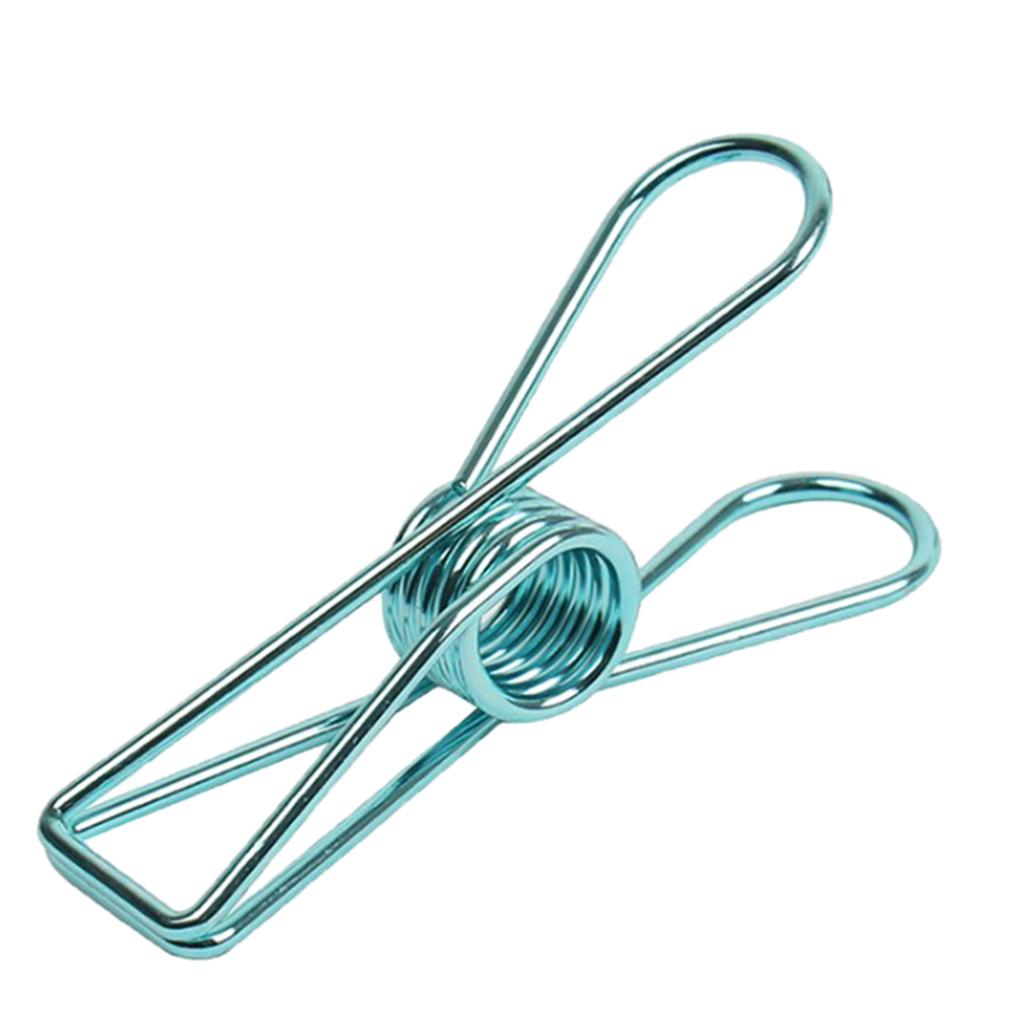 10 Pieces Decorative Metal Binder Grip Clip Office Paper Letter Green S