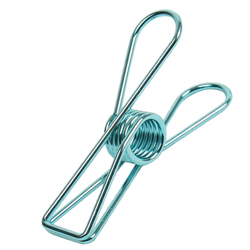 10 Pieces Decorative Metal Binder Grip Clip Office Paper Letter Green S