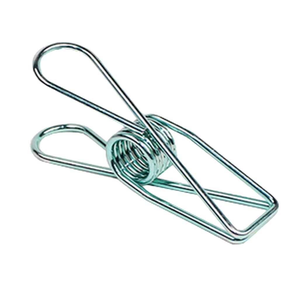 10 Pieces Decorative Metal Binder Grip Clip Office Paper Letter Green S