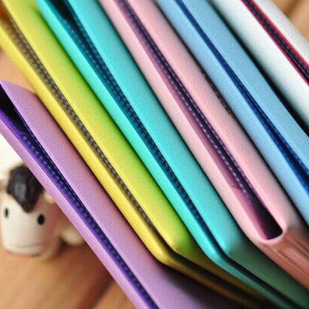 Macaron Color Business Card Holder PU Social Security Card Sleeves Yellow
