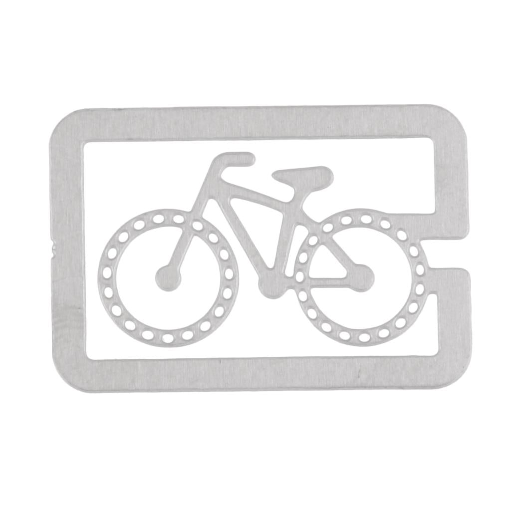 20Pcs Bookmarks Metal Cute Bookmark Book Mark Stationery Office Accessories Bicycle