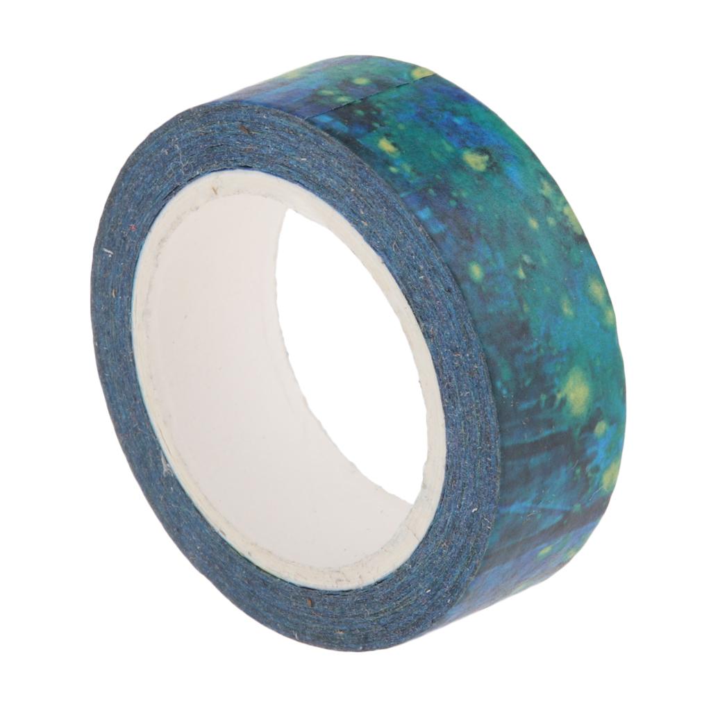 10m Washi Tape Set Masking Tape Scrapbook Decorative Paper Adhesive Sticker 2