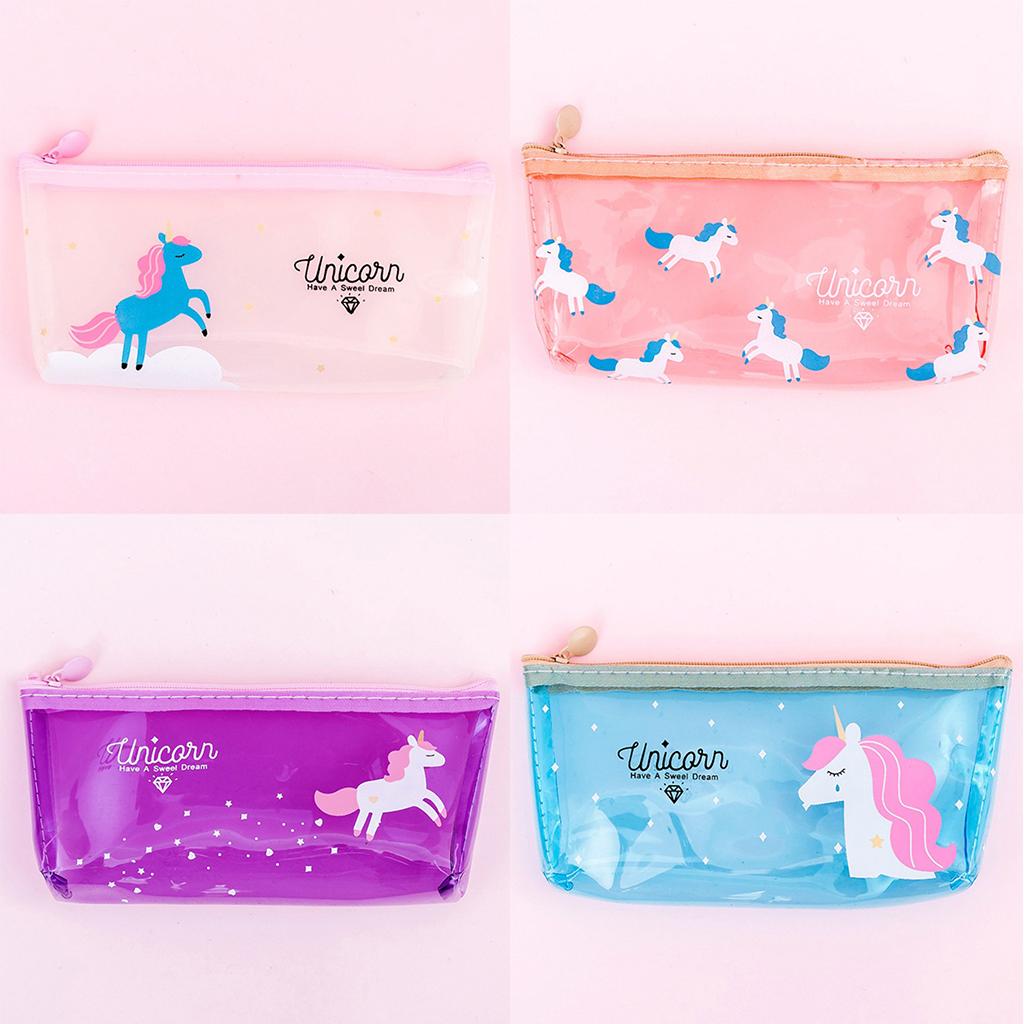 Pencil Case Pencil Bag Pencil box Stationery School Office Supplies White