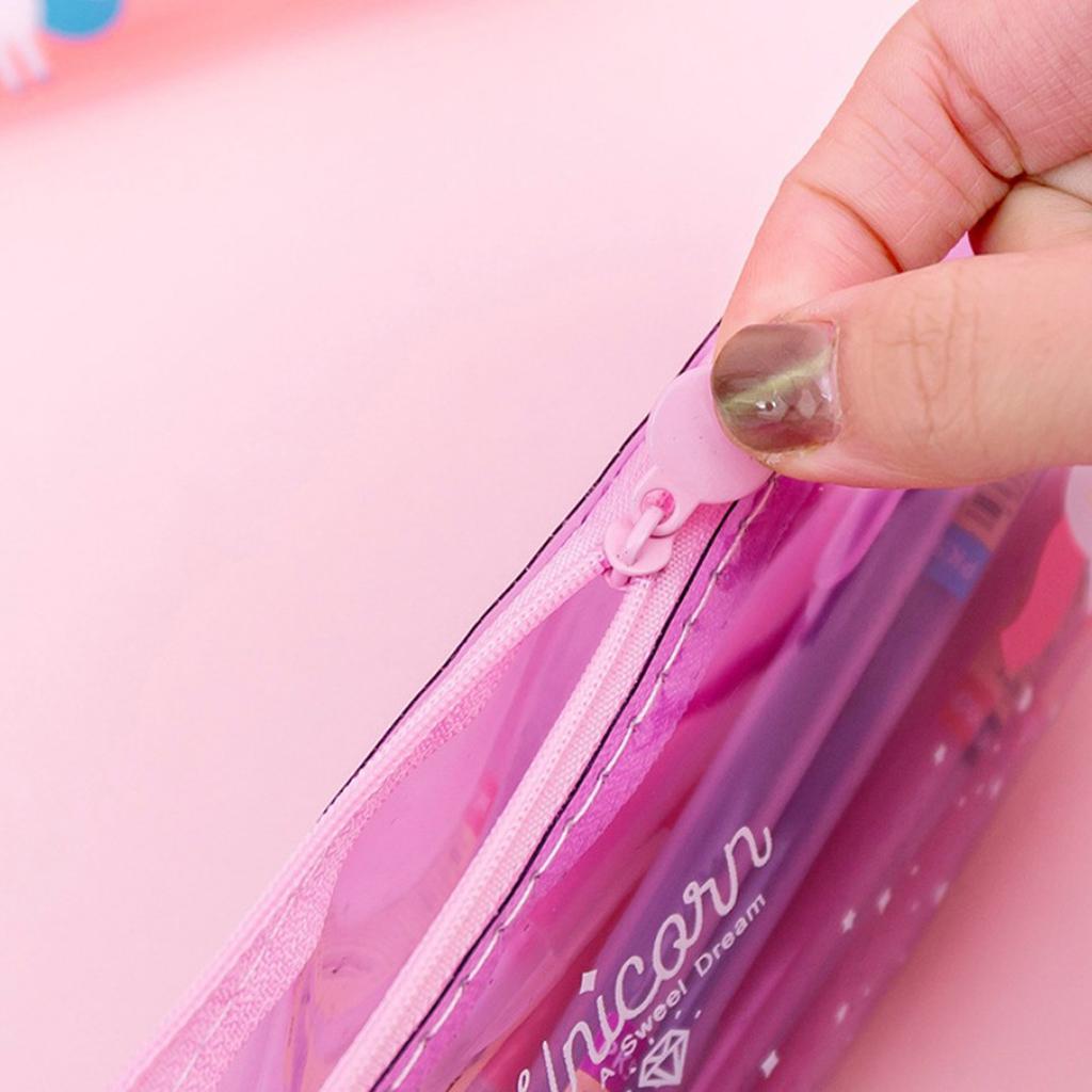 Pencil Case Pencil Bag Pencil box Stationery School Office Supplies Purple