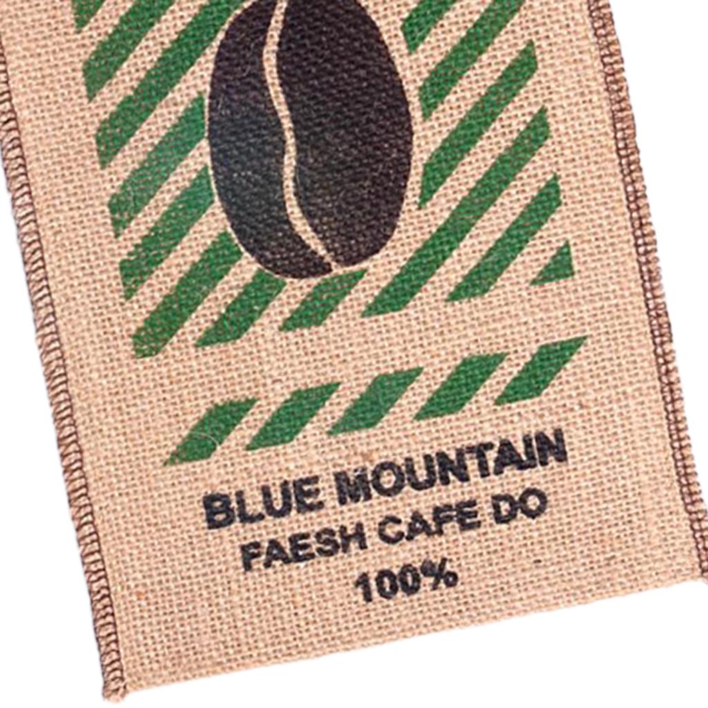 Burlap Coffee Bean Sacks Gunny Bag Reusable Bags With Drawstring 4