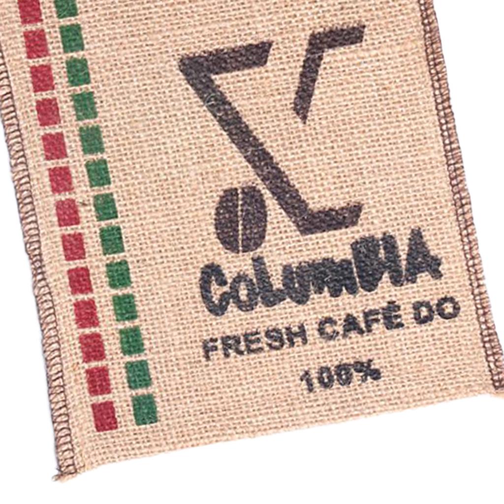 Burlap Coffee Bean Sacks Gunny Bag Reusable Bags With Drawstring 7
