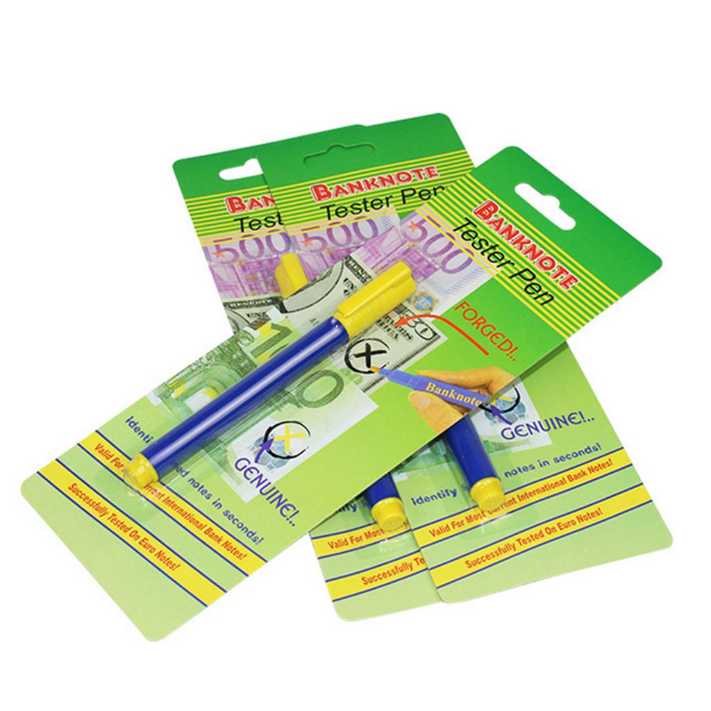 Money Tester Checker Pen Bank Note Detector Pens Forged Fake Notes Pen Fraud