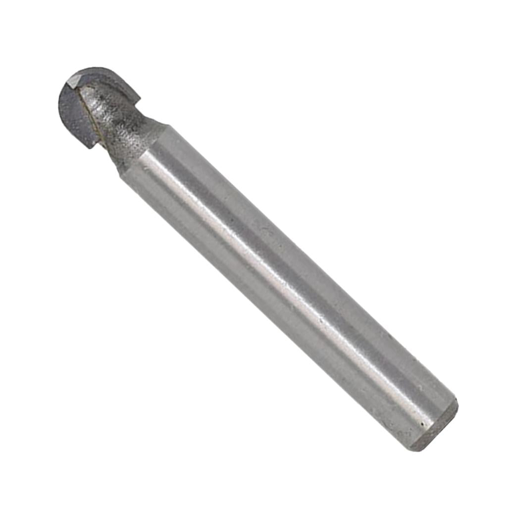 Woodworking Alloy Milling Cutter with Deep Round Bottom Cutter 6.35x6.35mm