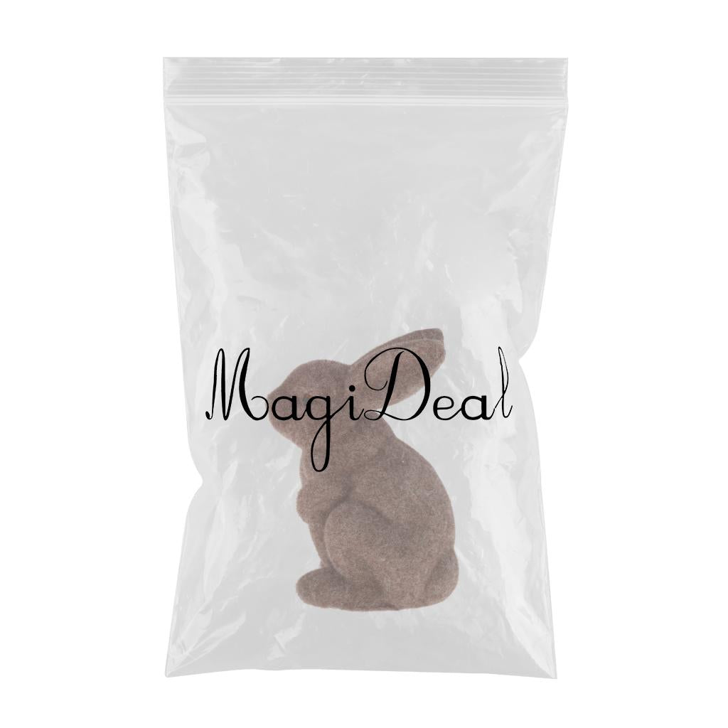 Simulation Rabbit Hare Bunny Stuffed Animals Model Figurine Toy Home Decor