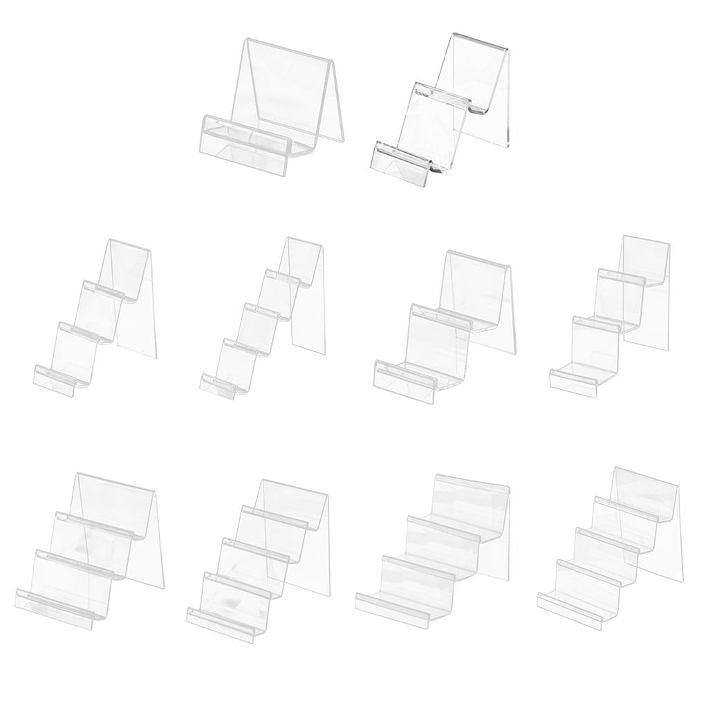 Acrylic Display Shelf Multilayer Jewelry Reveal Frame A 2.5x7cm 1-layer