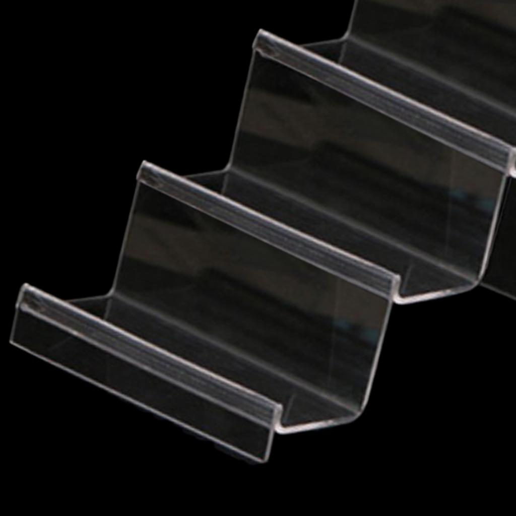 Acrylic Display Shelf Multilayer Jewelry Reveal Frame I 5.5x14cm 3-layer