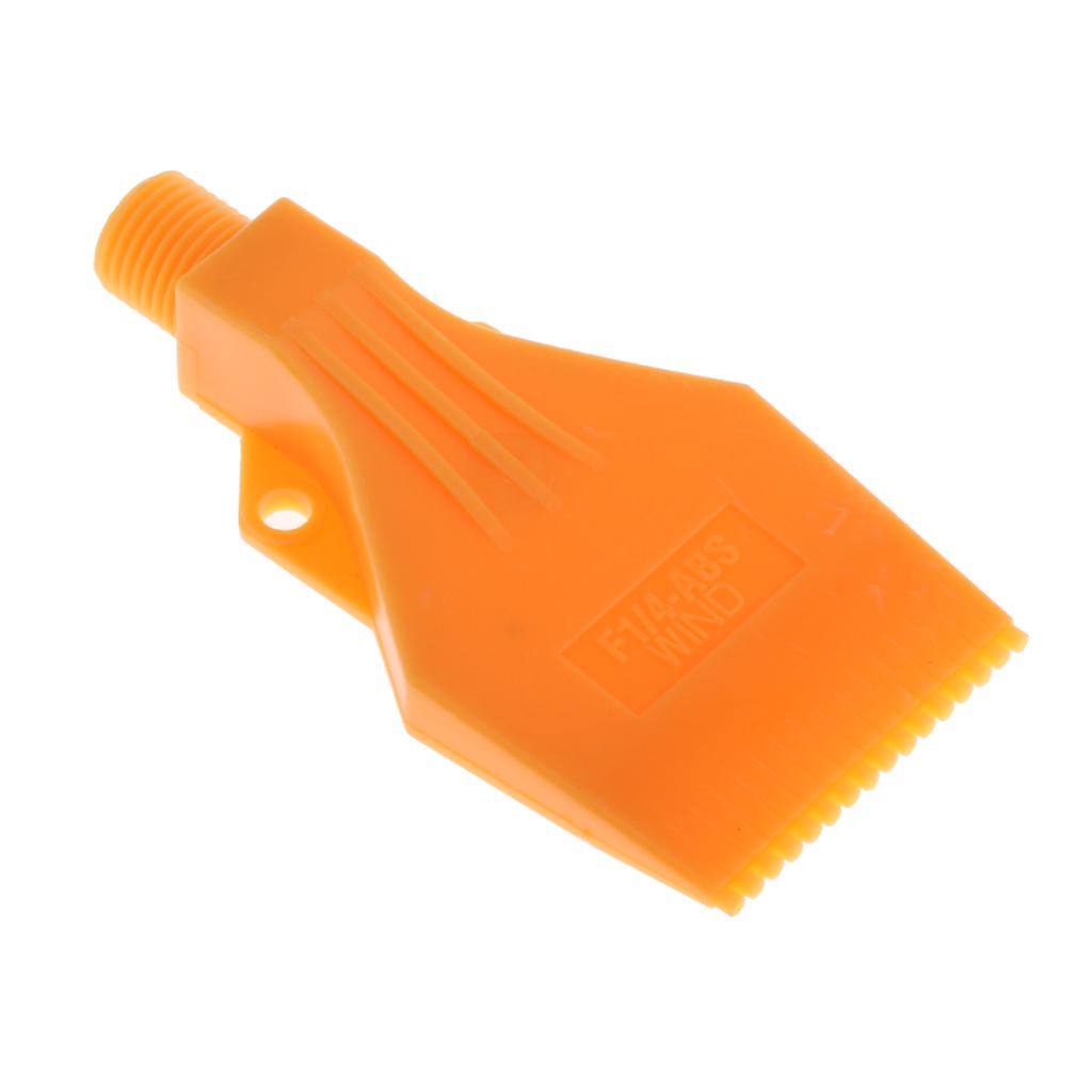 1/4" Thread Flat Wind Jet Air Blowing Nozzle Spray 2 Holes