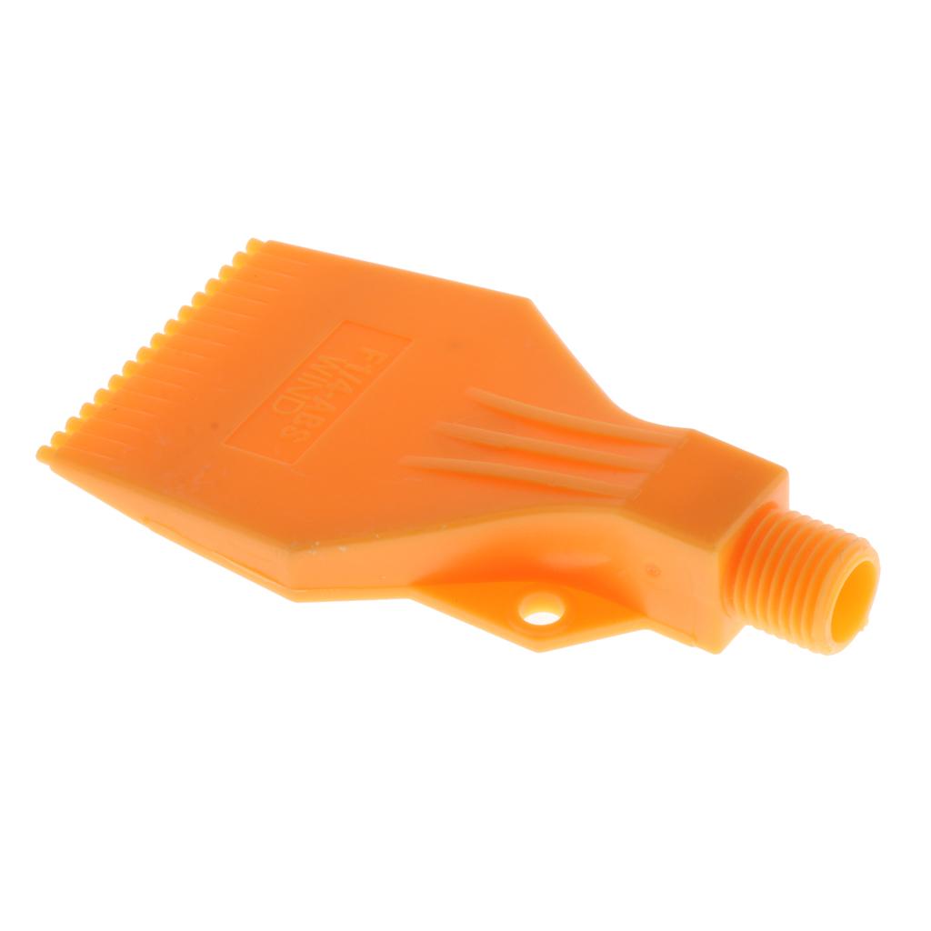 1/4" Thread Flat Wind Jet Air Blowing Nozzle Spray 2 Holes