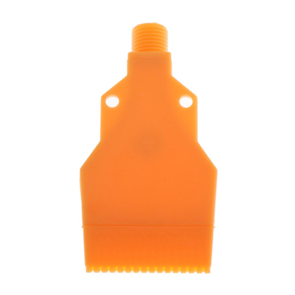 1/4" Thread Flat Wind Jet Air Blowing Nozzle Spray 2 Holes