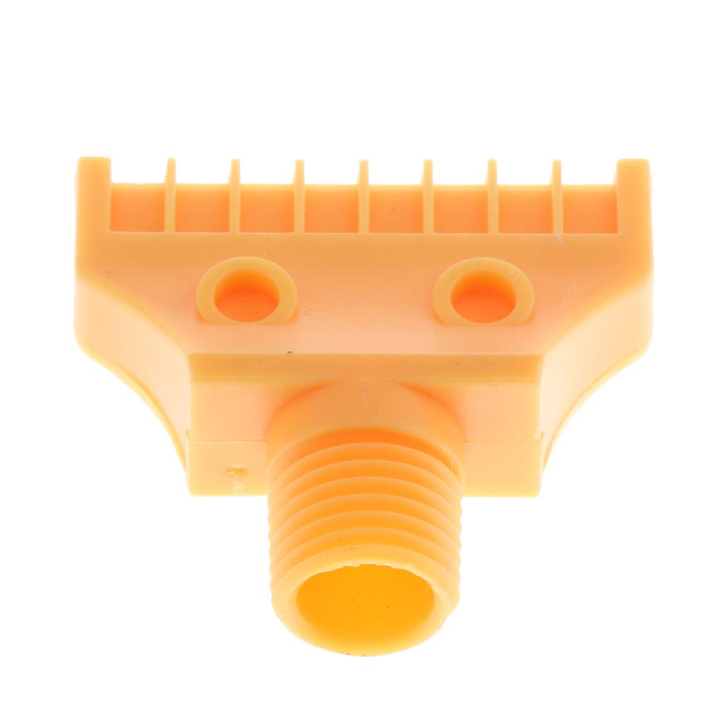 1/4" Thread Flat Wind Jet Air Blowing Nozzle Spray 40x40mm 16 Holes