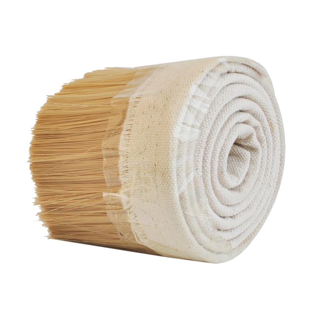 Engraving Machine Dust Cover Brush for CNC Router Spindle Beige 100mmx1m