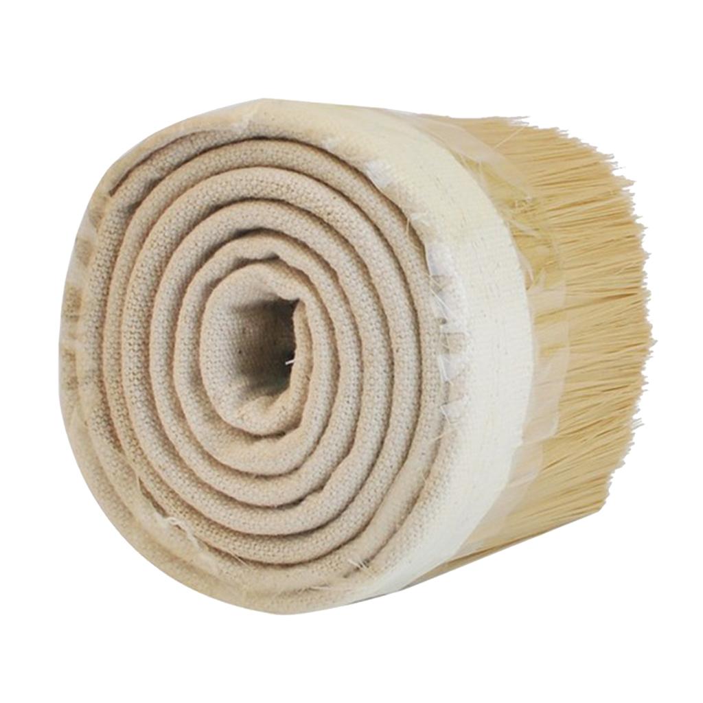 Engraving Machine Dust Cover Brush for CNC Router Spindle Beige 100mmx1m