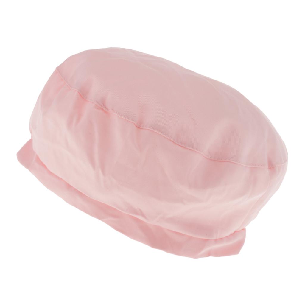 Cook Adjustable Men Women Kitchen Baker Chef Elastic Cap Hat Pink