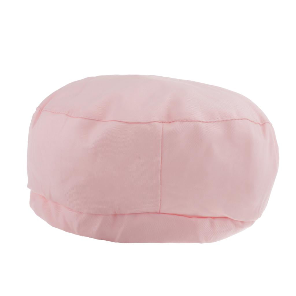 Cook Adjustable Men Women Kitchen Baker Chef Elastic Cap Hat Pink