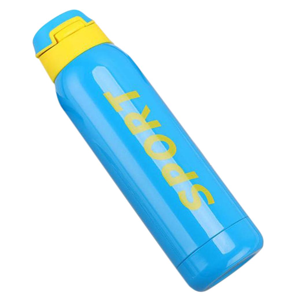 Stainless Steel Tea Water Coffee Flask Vacuum Cup Sports Travel Mug Blue