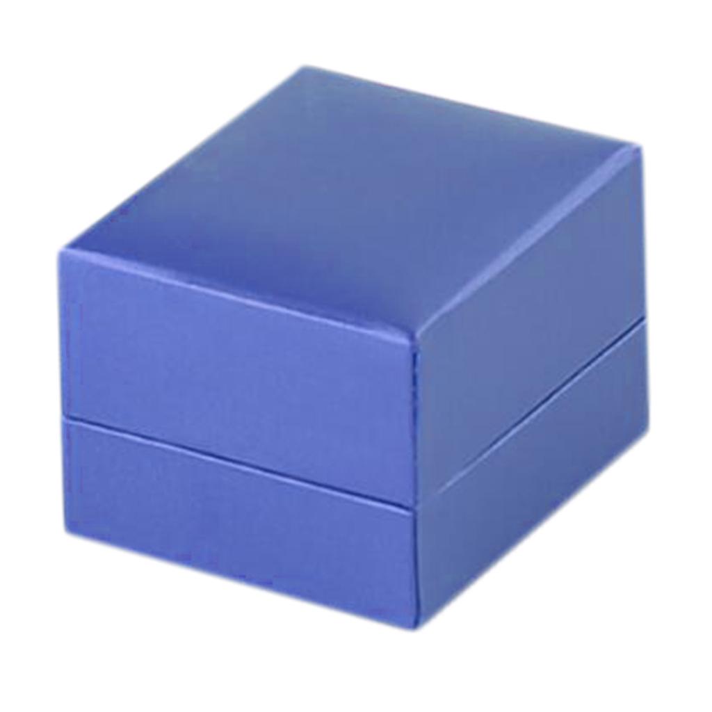 Ring Packaging Box Ring Storage Box for Gifts Royal Blue