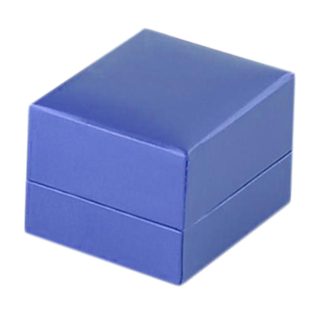 Ring Packaging Box Ring Storage Box for Gifts Royal Blue
