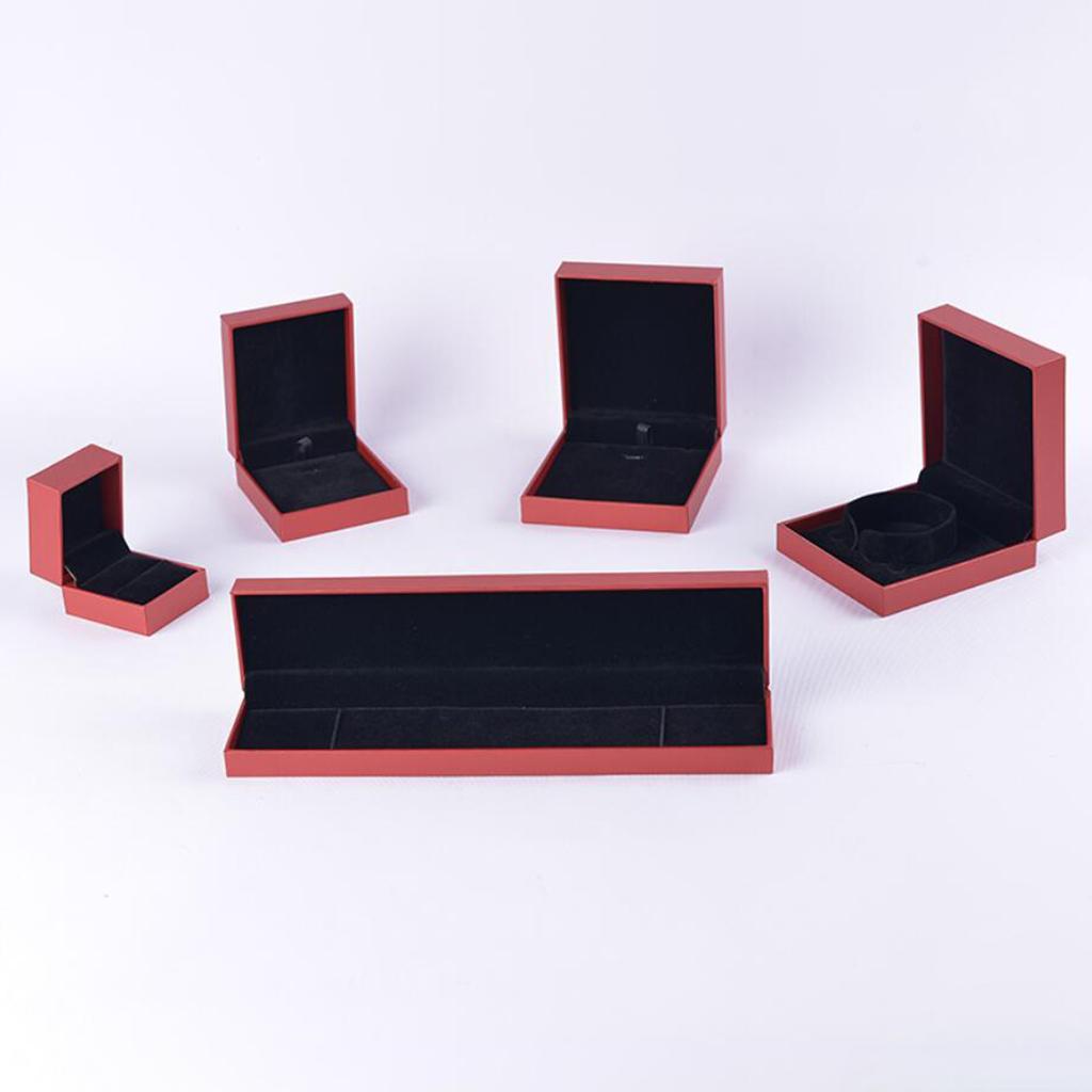 Ring Packaging Box Ring Storage Box for Gifts Bright Red