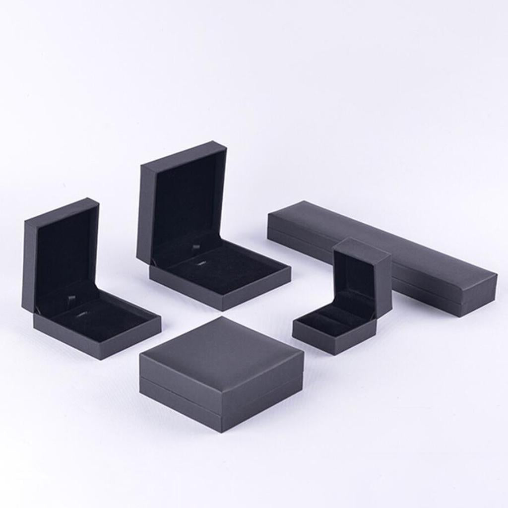 Ring Packaging Box Ring Storage Box for Gifts Black
