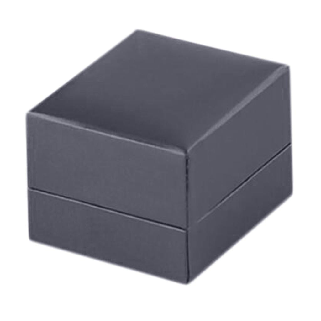 Ring Packaging Box Ring Storage Box for Gifts Black