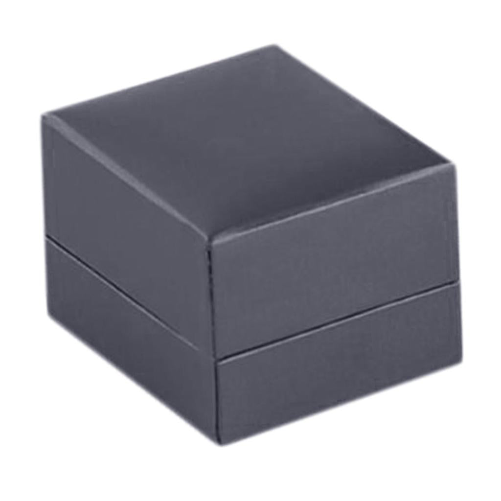 Ring Packaging Box Ring Storage Box for Gifts Black