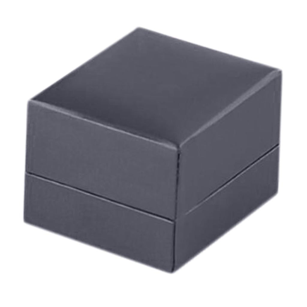 Ring Packaging Box Ring Storage Box for Gifts Black