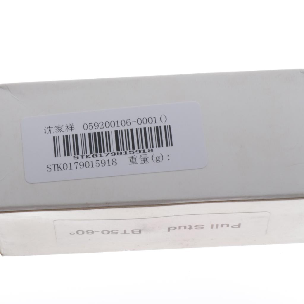 CNC Pull Stud Retention Knob Bolt Silver Milling Holder BT50 60 Degree