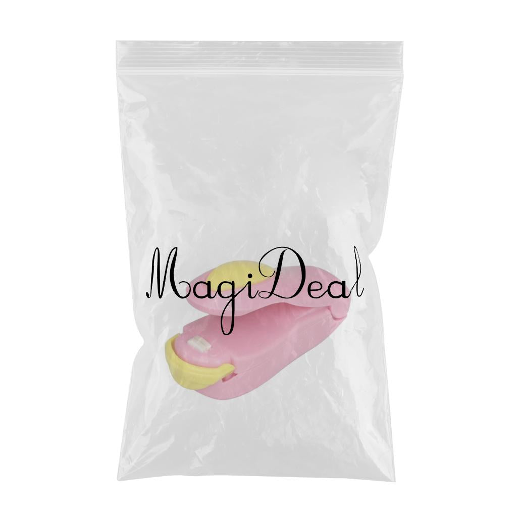 Bags Hand Actuated Mini Snack Sealer Home Hand Press Hot Sealer Pink