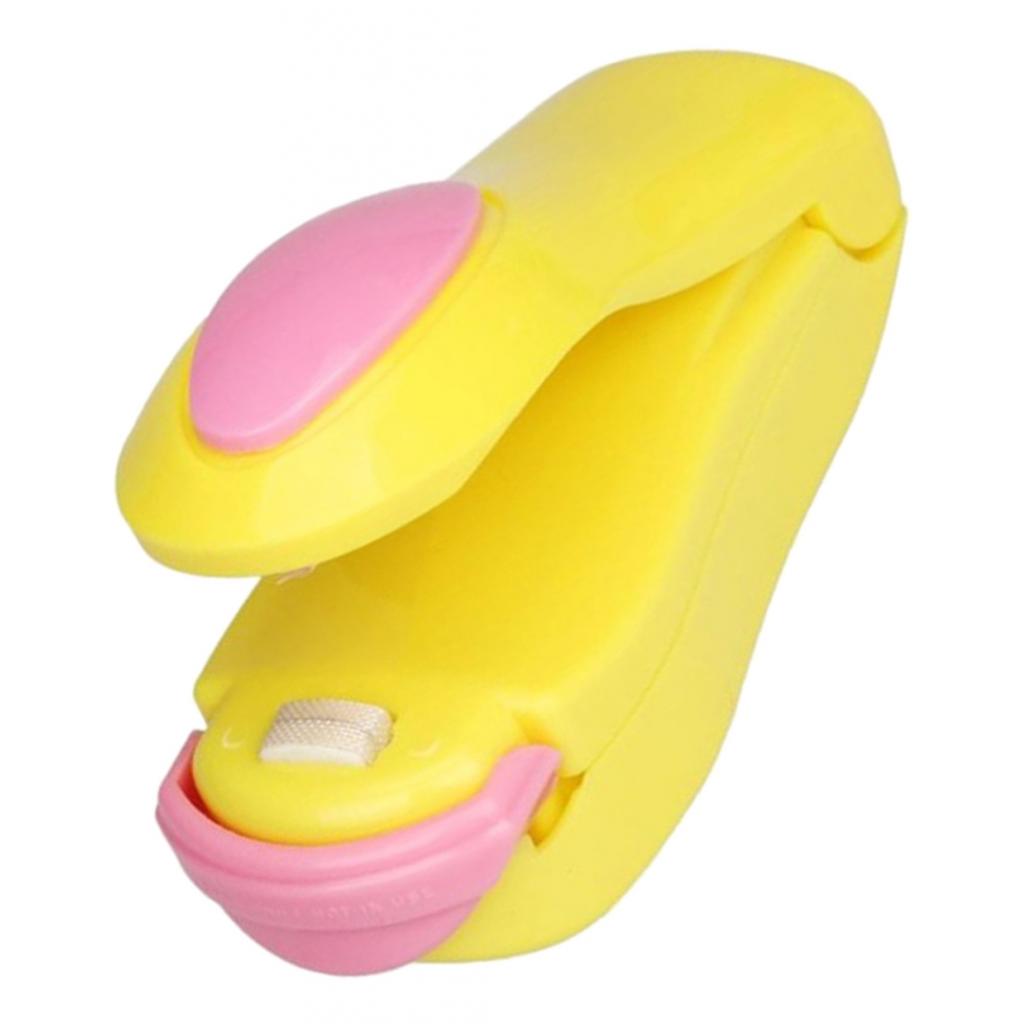 Bags Hand Actuated Mini Snack Sealer Home Hand Press Hot Sealer Yellow