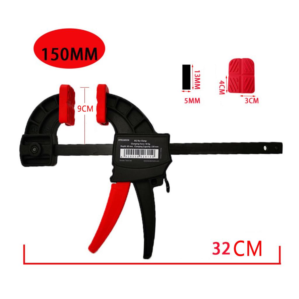 4in Woodworking Ratchet Wood Clip Adjustable DIY Tools Stainless 150mm