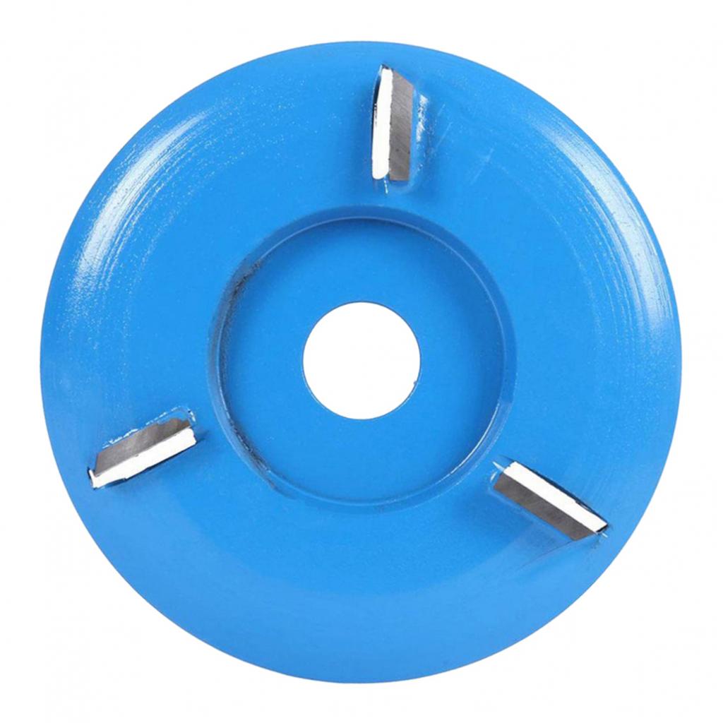 Wood Carving Cutter Disc Milling Tools for Angle Grinder Arc 3 Tooth Blue