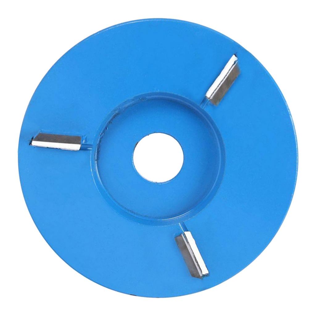 Wood Carving Cutter Disc Milling Tools for Angle Grinder Flat 3 Tooth Blue