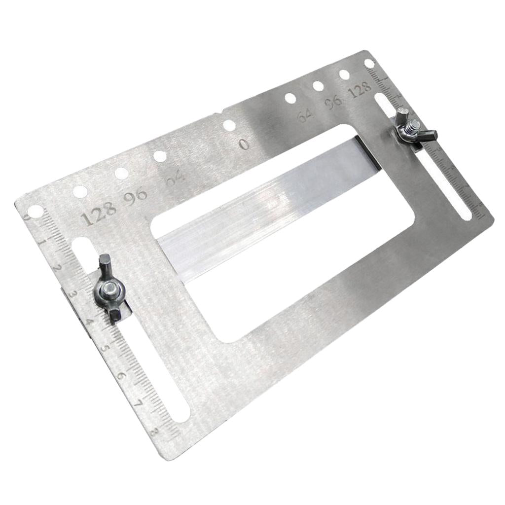 Drill Guide Punch Locator Woodworking Hole Cabinet Hardware Jig Drawer Tool