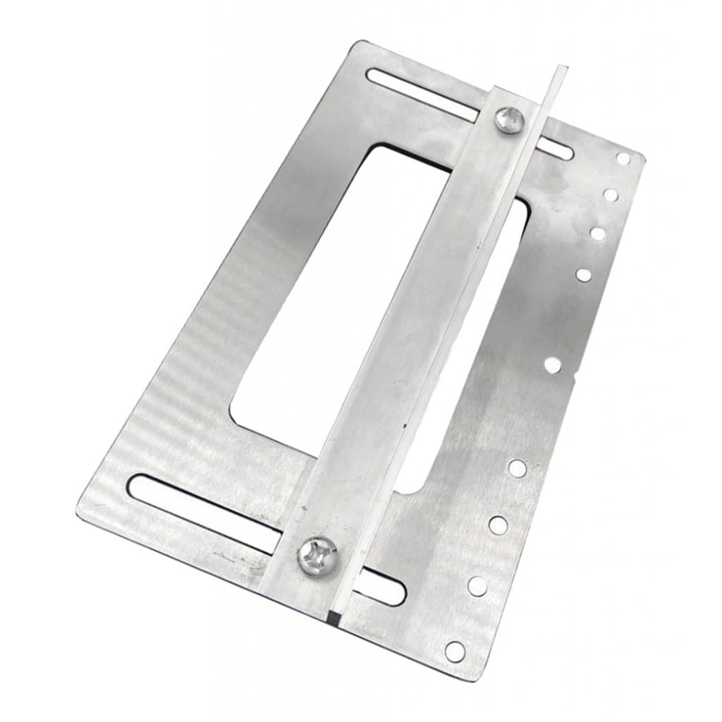 Drill Guide Punch Locator Woodworking Hole Cabinet Hardware Jig Drawer Tool