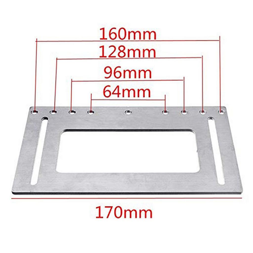 Drill Guide Punch Locator Woodworking Hole Cabinet Hardware Jig Drawer Tool