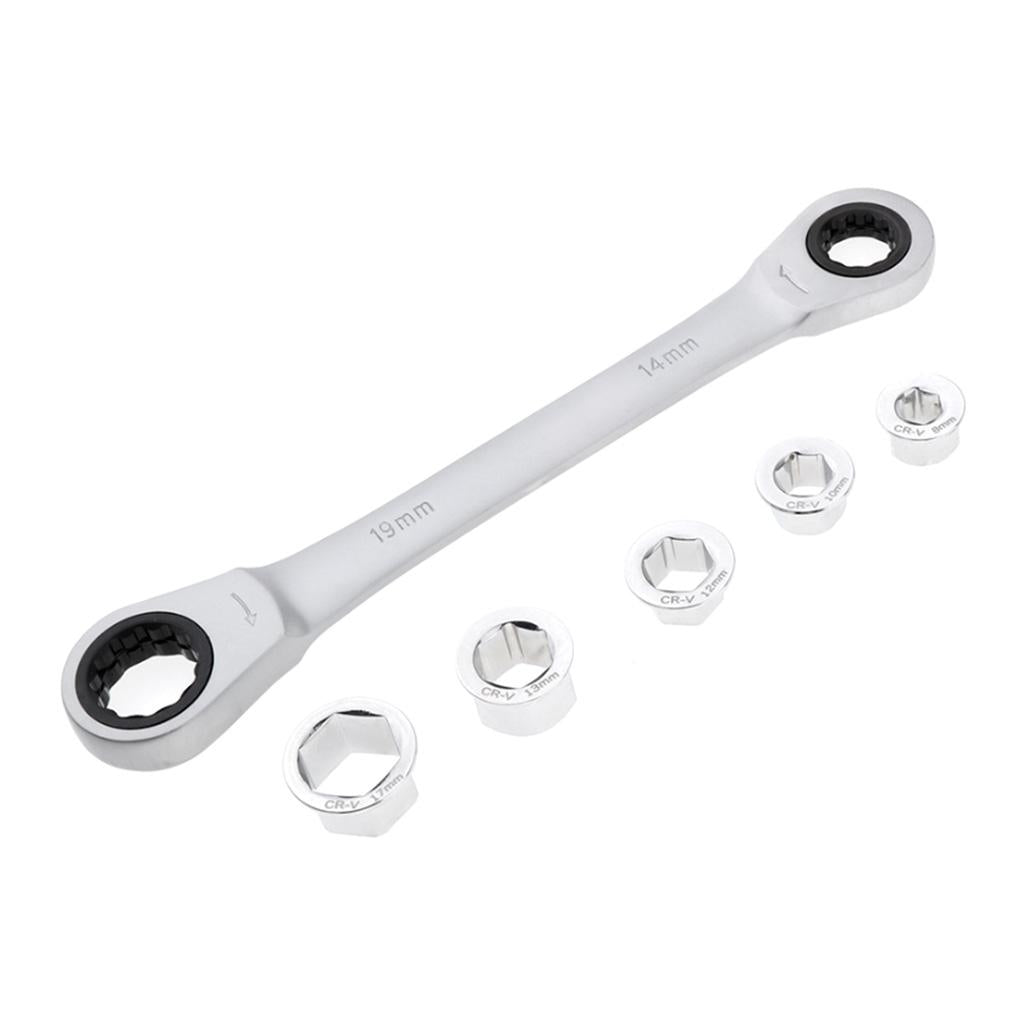 8-19mm Standard Metric Ratcheting Wrench Set 72 Gears Spanner Tool Set