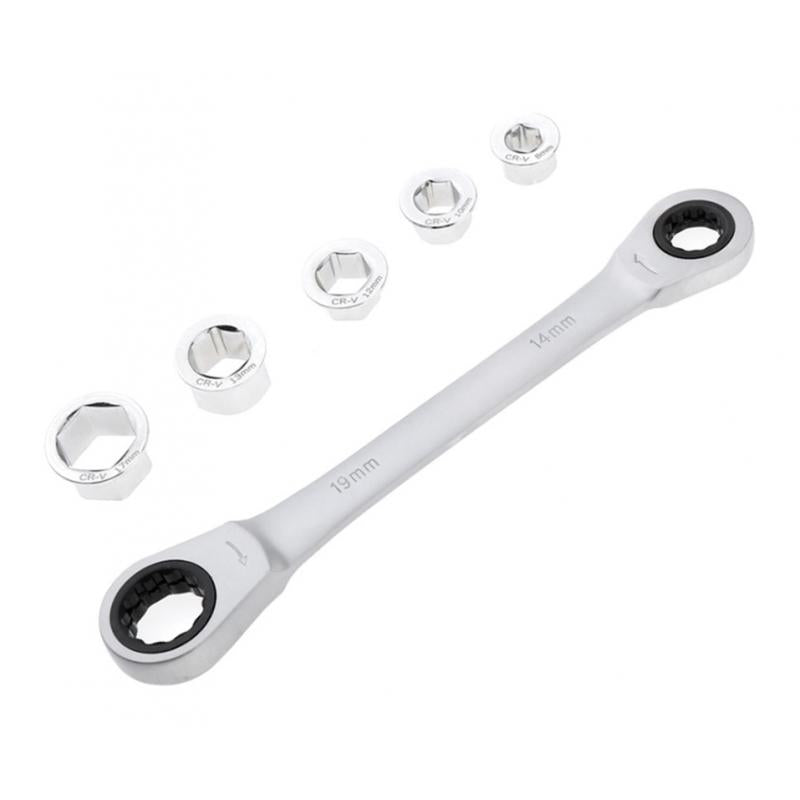 8-19mm Standard Metric Ratcheting Wrench Set 72 Gears Spanner Tool Set