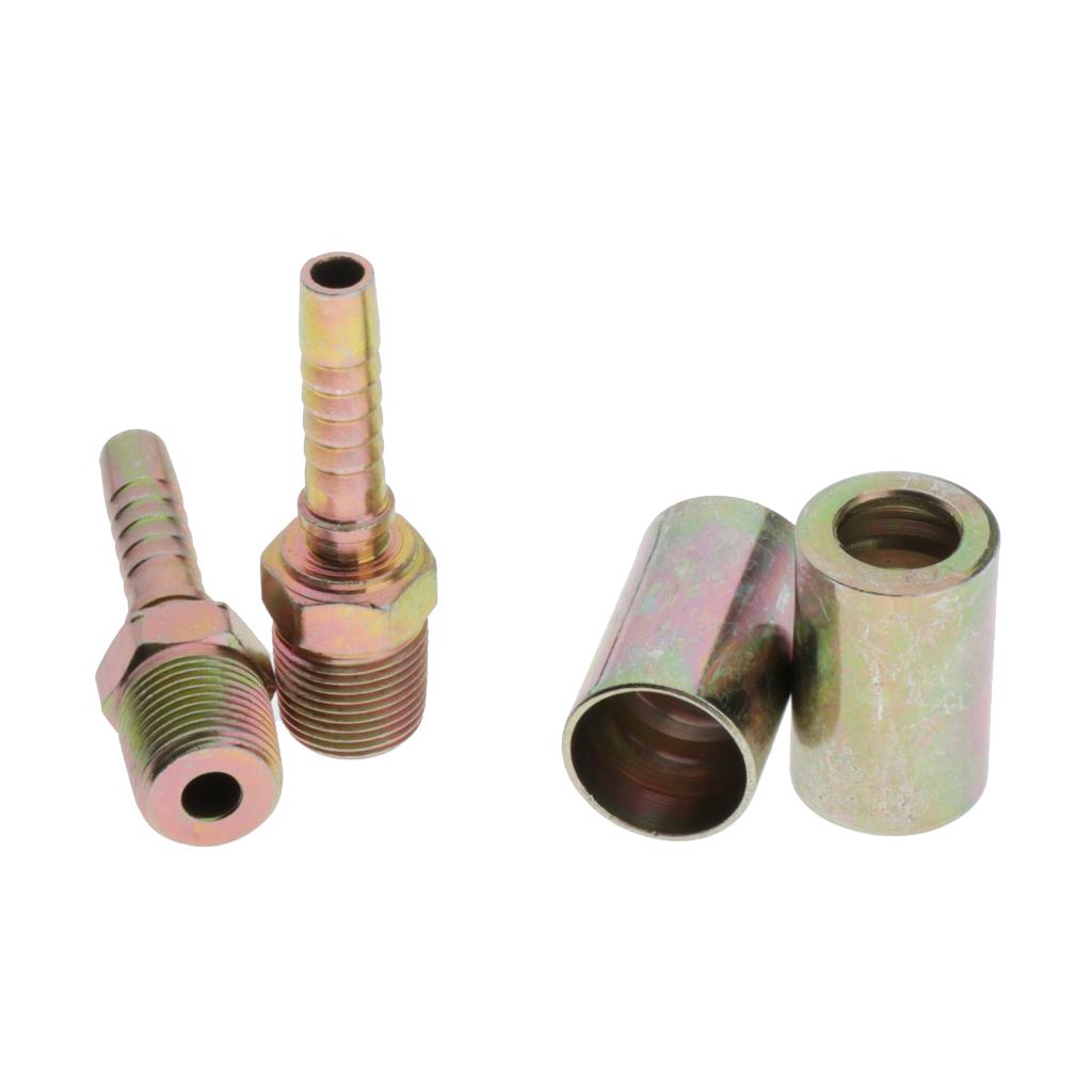 Pressure Washer Steel Pipe Fitting Pressed Joints F Male 9.5mm