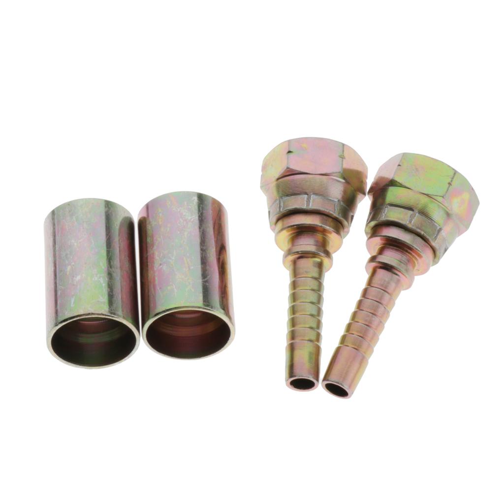 Pressure Washer Steel Pipe Fitting Pressed Joints G Female 9.5mm