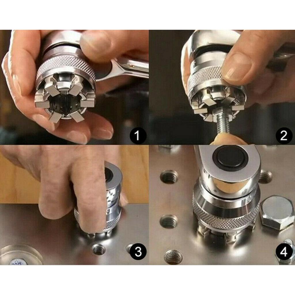 Hand Universal Wrench Adjustale Universal Sockets for 3/8'' Drive Wrench