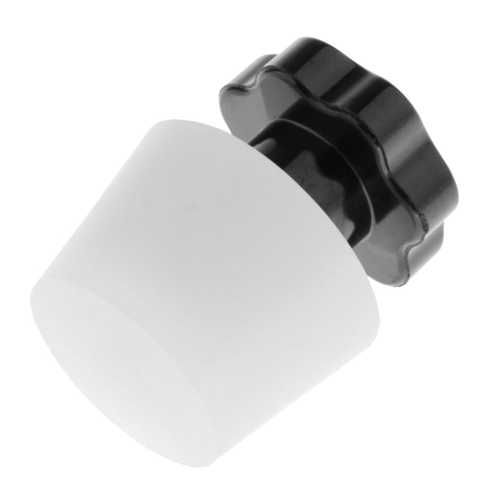 Silicone plug with handle for pipe sealing w/ Black Bakelite handle 12