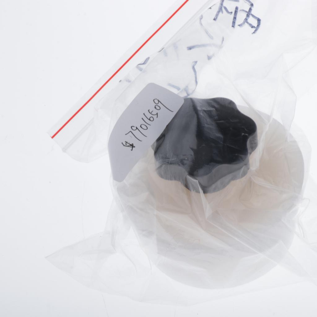 Silicone plug with handle for pipe sealing w/ Black Bakelite handle 16