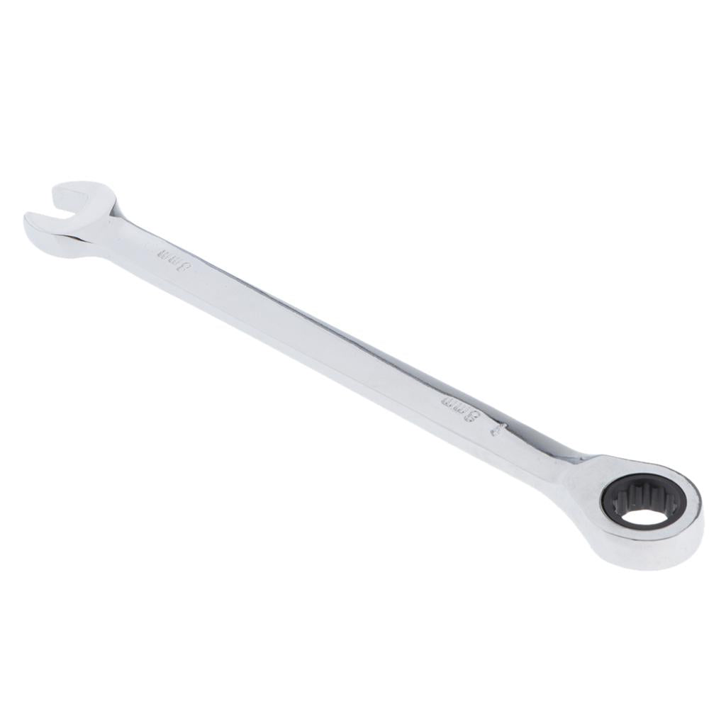 6mm-32mm Steel Metric Fixed Head Ratchet Spanner Wrench Hand Nut Tools 8mm