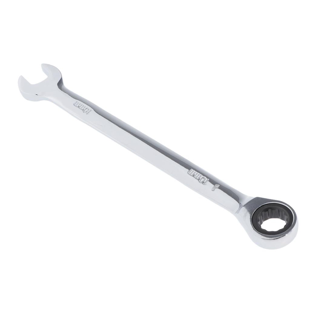 6mm-32mm Steel Metric Fixed Head Ratchet Spanner Wrench Hand Nut Tools 10mm