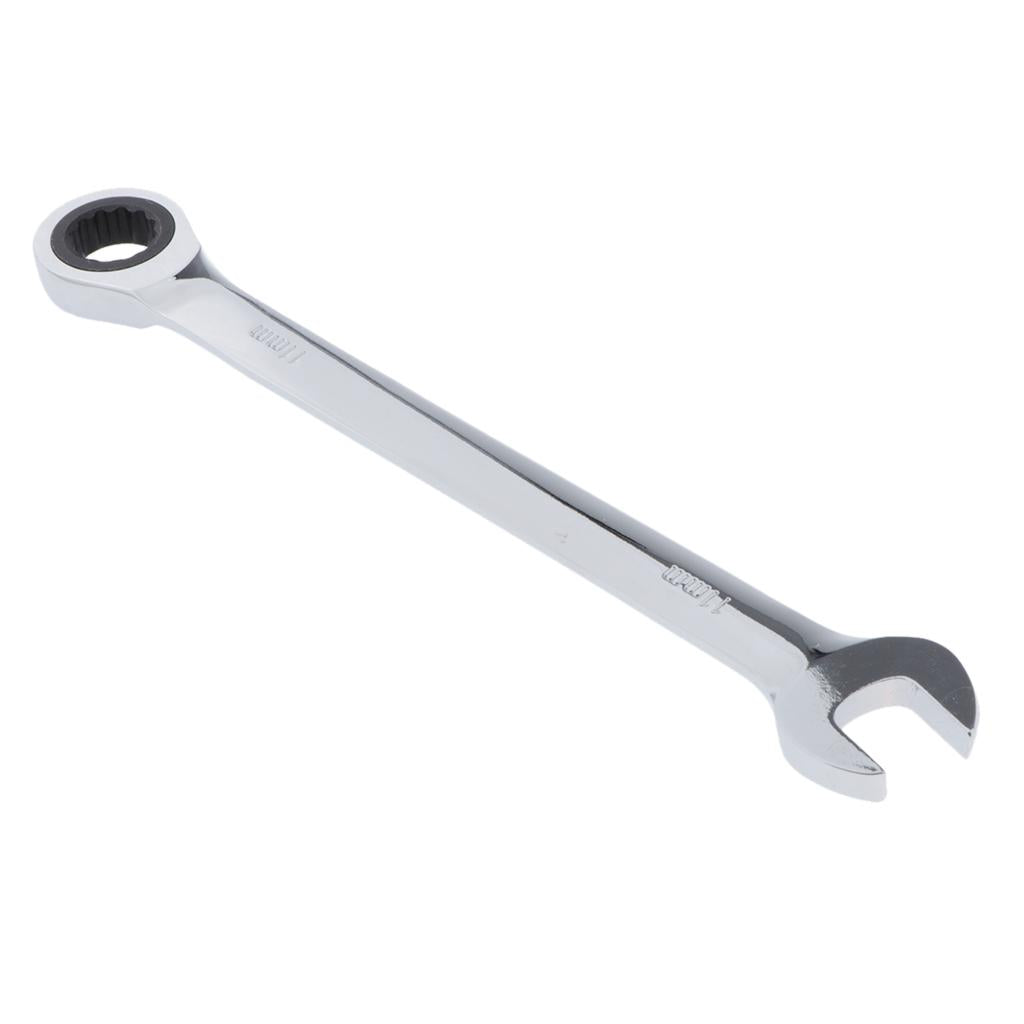6mm-32mm Steel Metric Fixed Head Ratchet Spanner Wrench Hand Nut Tools 11mm
